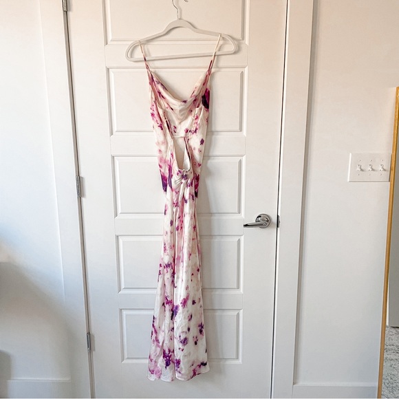 Bardot Tie Dye Slip Dress Purple - Picture 9 of 10